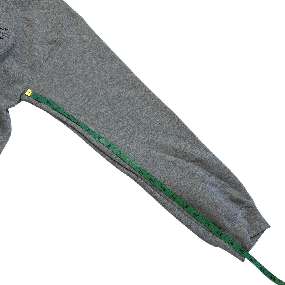 READ RECEIPTS Supreme Court “People I Would Interrupt” Gray Sweatshirt Small - Picture 12 of 12